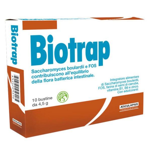 Biotrap 10 Bustine - Integratore Fermenti Lattici