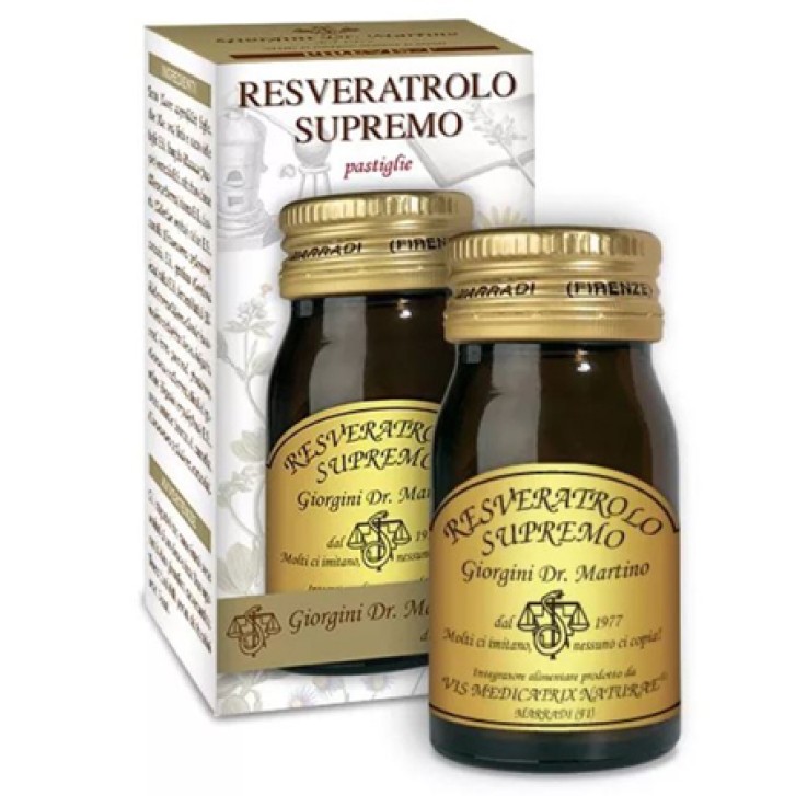 Resveratrolo Supremo 60 Pastiglie Dr. Giorgini - Integratore Antiossidante