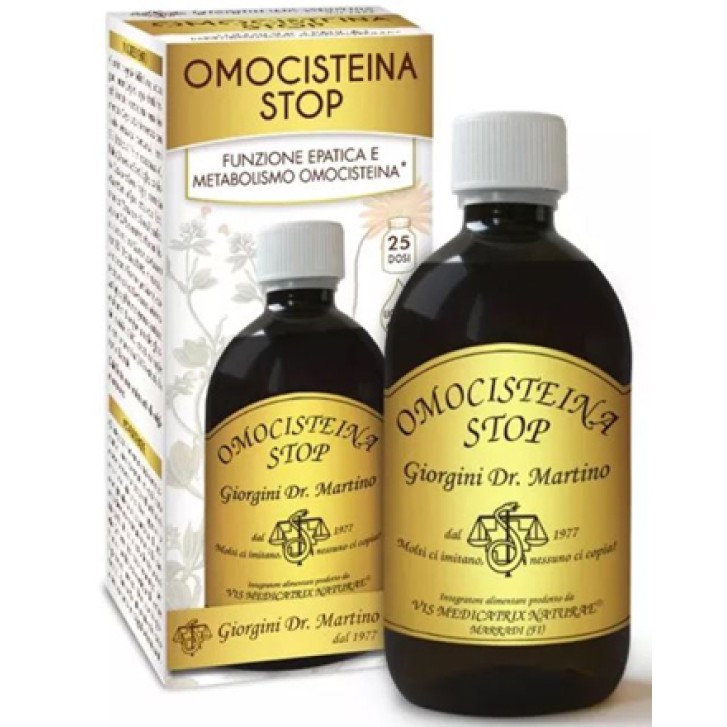 Omocisteina Stop Liquido Analcolico 500 ml Dr. Giorgini - Integratore Funzione Epatica