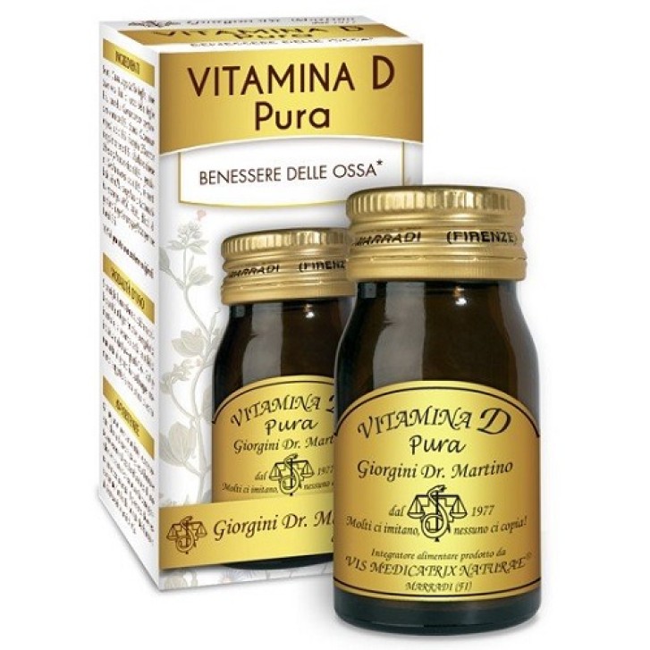 Vitamina D Pura 60 Pastiglie Dr. Giorgini - Integratore Ossa e Articolazioni
