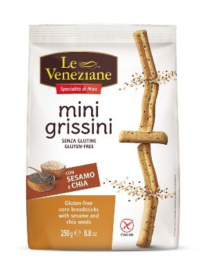 Le Veneziane Mini Grissini Sesamo e Chia 250 grammi