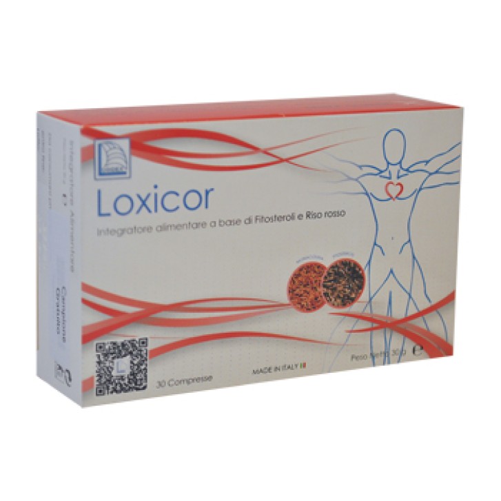 Loxicor 30 Compresse - Integratore per il Colesterolo