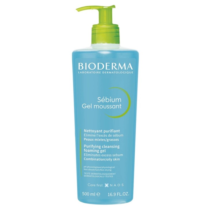 Bioderma Sebium Gel Moussant Detergente Purificante 500 ml