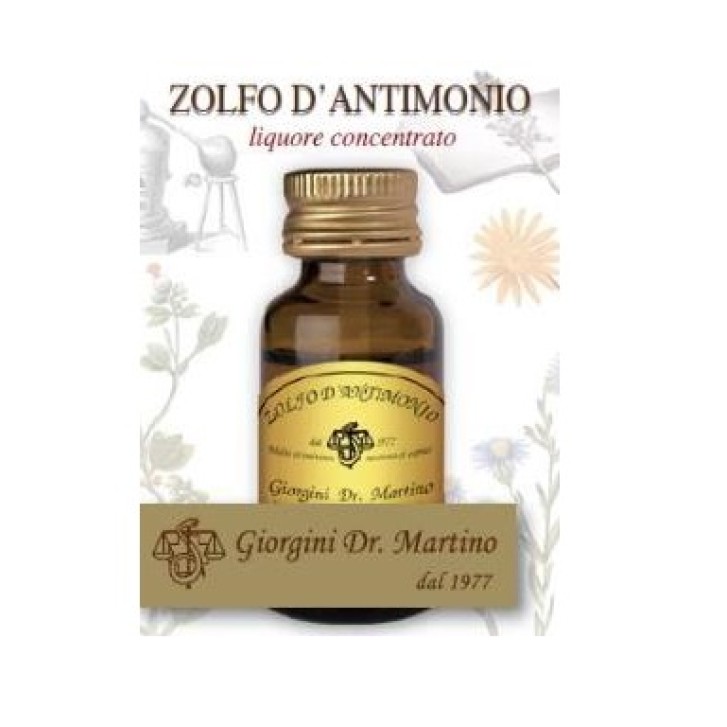 Zolfo Antimonio Gocce Oligoterapiche Dr. Giorgini 10 ml