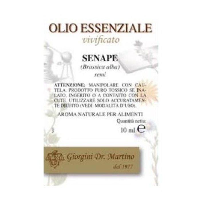 Senape Olio Essenziale 10 ml Dr. Giorgini - Aroma per Alimenti
