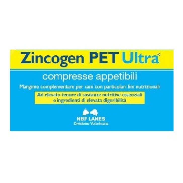 Zincogen Pet Ultra 30 Compresse - Integratore Sistema Immunitario Cani e Gatti