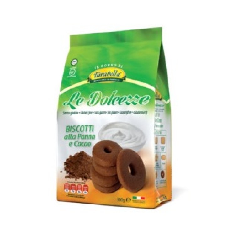 Farabella Le Dolcezze Biscotti Senza Glutine alla Panna e Cacao 300 grammi