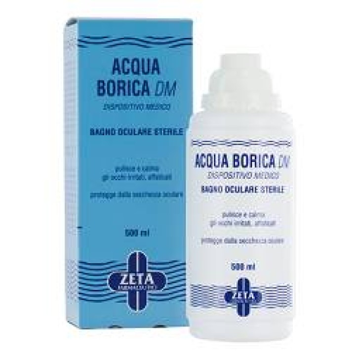 Acqua Borica Lenitiva Zeta per Bagno Oculare 500 ml