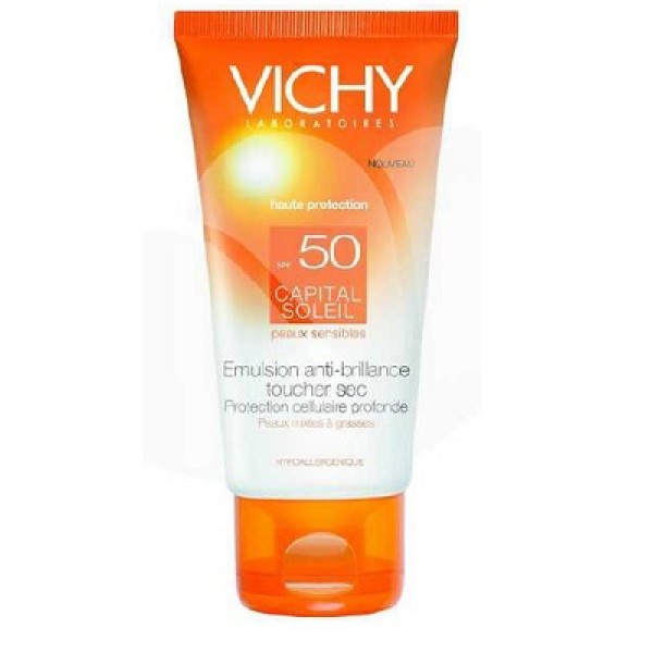 Vichy Ideal Soleil Crema Viso Tocco Secco SPF 50+ 50 ml