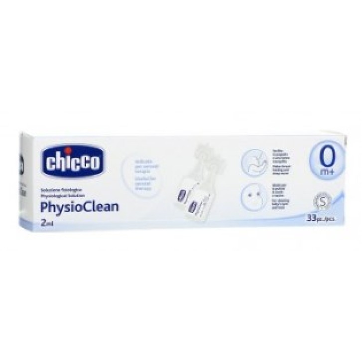 Chicco Physioclean Soluzione Fisiologica Aerosol 33 Flaconcini 2 ml