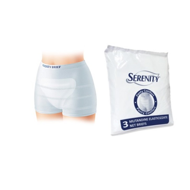 Serenity Panty Comfort Mutandina Elatricizzata Taglia L 3 pezzi