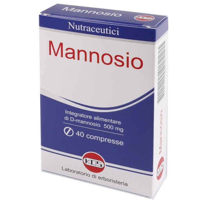Kos Mannosio 40 Compresse - Integratore Alimentare di D-Mannosio