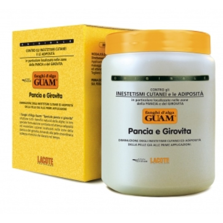 Guam Fanghi D'Alga Pancia e Girovita Crema Anticellulite 500 grammi