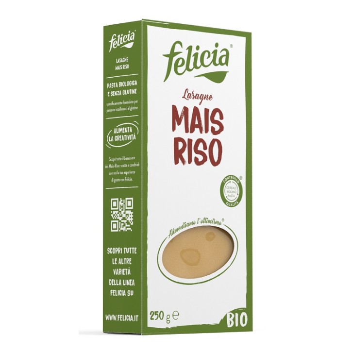Felicia Bio Pasta Mais e Riso Lasagne 250 grammi