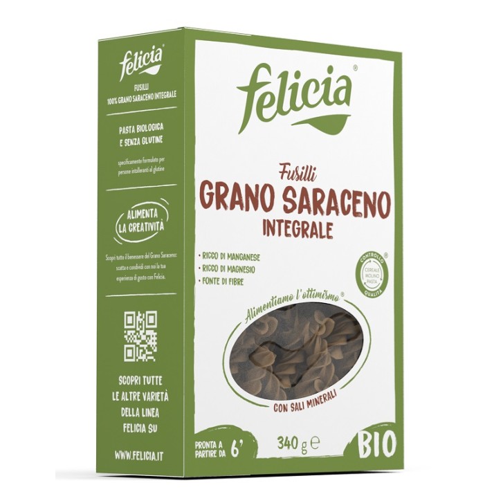 Felicia Bio Pasta di Grano Saraceno Fusilli 340 grammi
