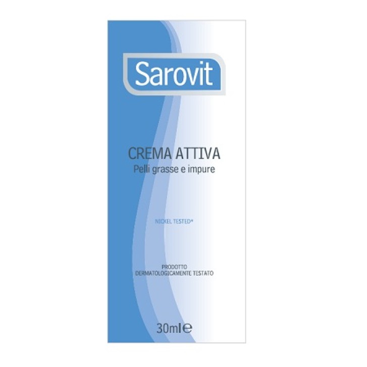 Sarovit Crema Pelli Grasse Impure 30 ml