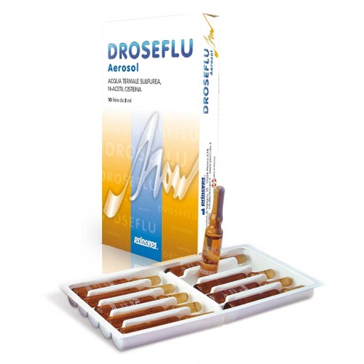 DroseFlu Aerosol Acqua Termale Sulfurea 10 Fiale