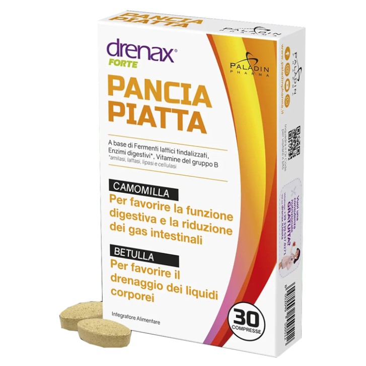 Drenax Forte PanciaPiatta 30 Compresse - Integratore Digestivo