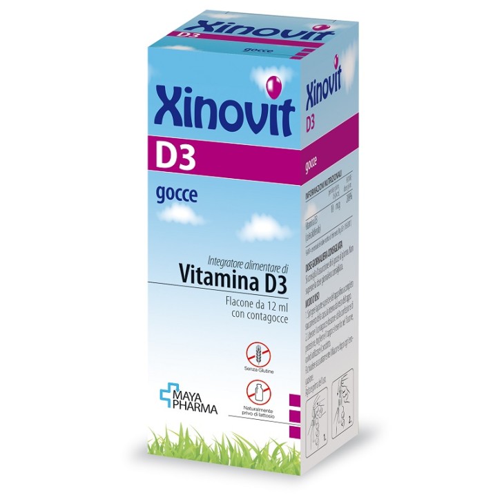 Xinovit D3 Gocce 12 ml - Integratore Vitamina D3