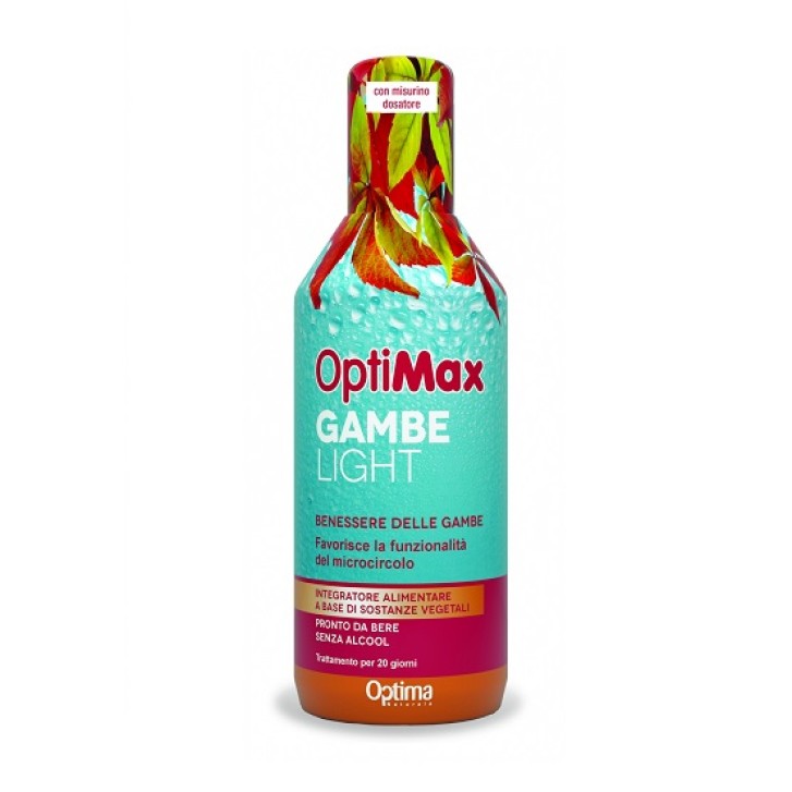 Optimax Gambe Light 500 ml - Integratore Benessere Gambe