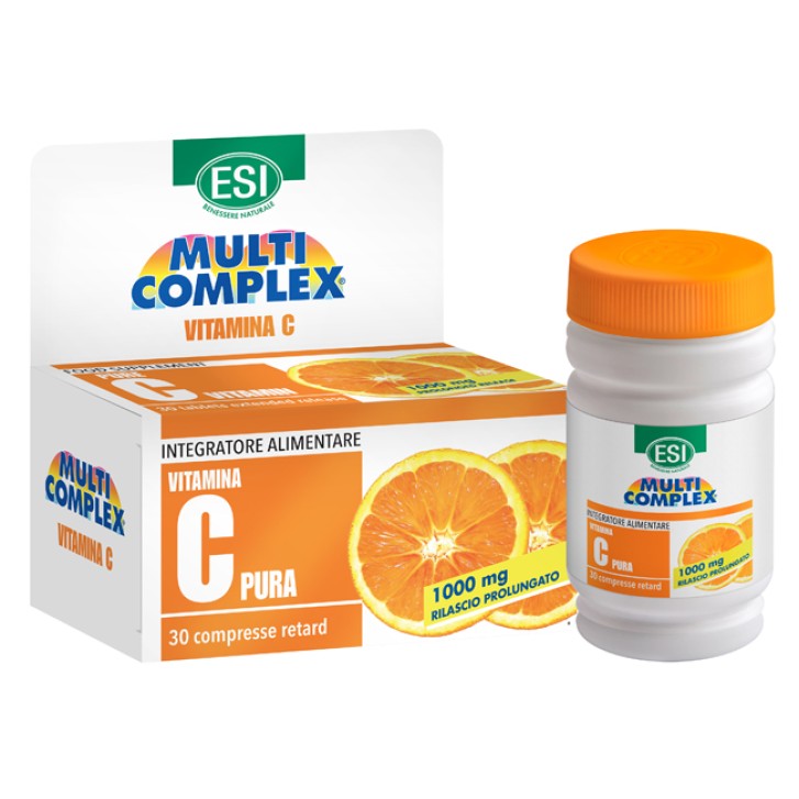 Esi Vitamina C Pura Retard Multicomplex 30 Capsule - Integratore Alimentare