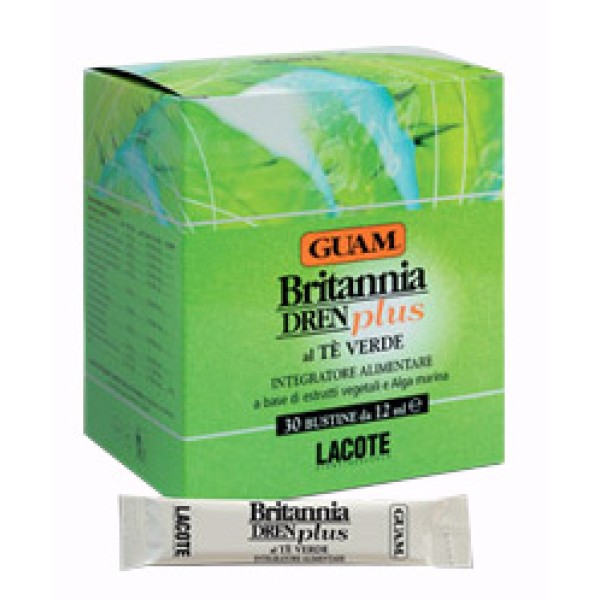 Guam Britannia Dren Plus Te' Verde 30 Bustine - Integratore Drenante