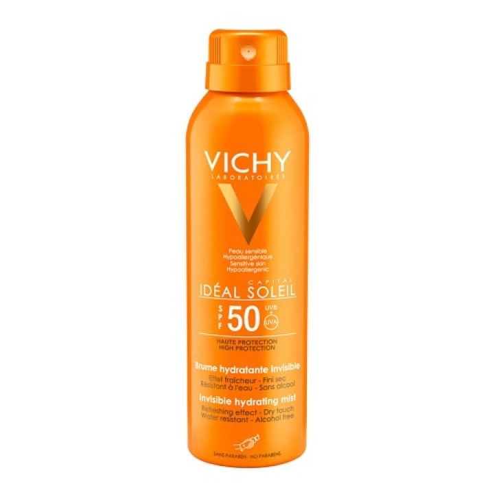 Vichy Ideal Soleil Spray Solare Invisibile Idatante SPF 50+ 200 ml