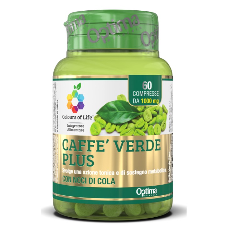 Optima Colour of Life Caffe' Verde Plus 60 Compresse - Integratore Tonico
