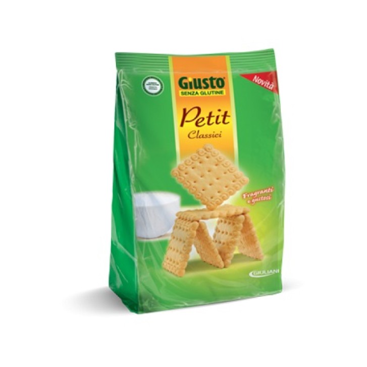 Giusto Senza Glutine Petit Classici Biscotti Secchi Gluren Free 250 grammi