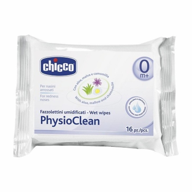 Chicco Physioclean Fazzoletti Umidificati 16 Pezzi