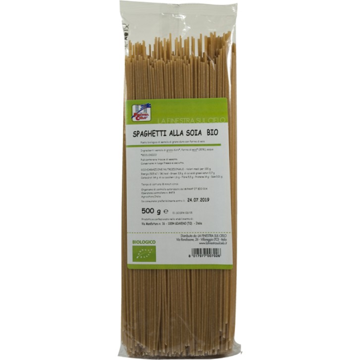 La Finestra sul Cielo Pasta Spaghetti alla Soia Bio 500 grammi
