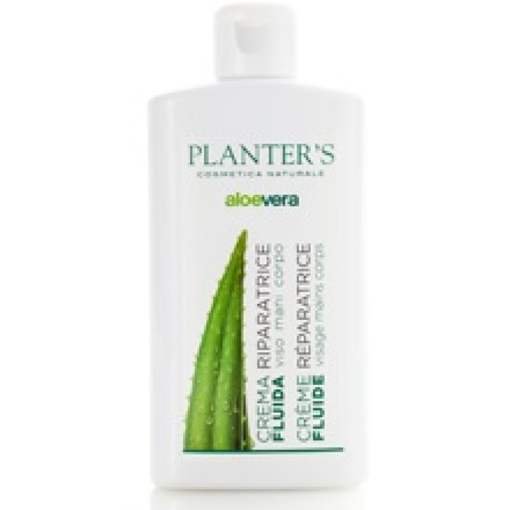 Planter's Aloe Vera Crema Riparatrice Fluida Viso Mani Corpo Flacone 200 ml