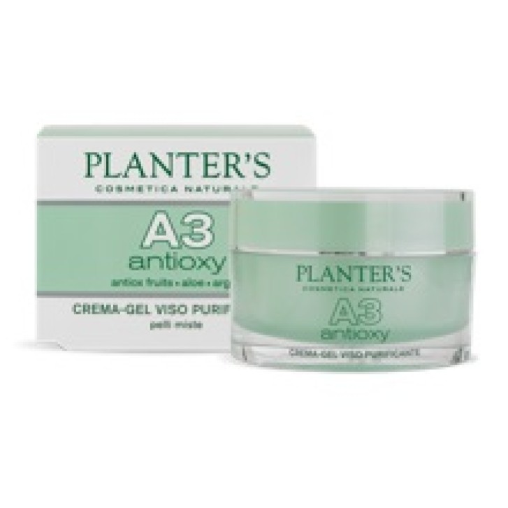 Planter's A3 Crema Gel Viso Purificante Antiossidante 50 ml