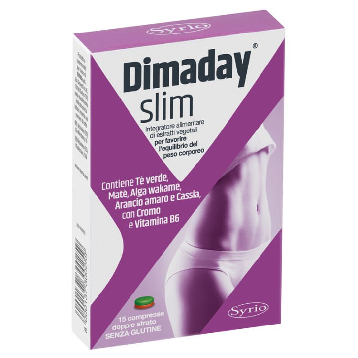 Dimaday Slim 15 Compresse - Integratore Alimentare