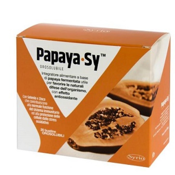 Papaya SY 20 Bustine Orosolubili - Integratore Difese Immunitarie