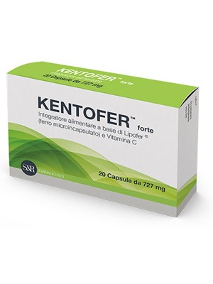 Kentofer Forte 20 Capsule - Integratore Ferro e Vitamina C