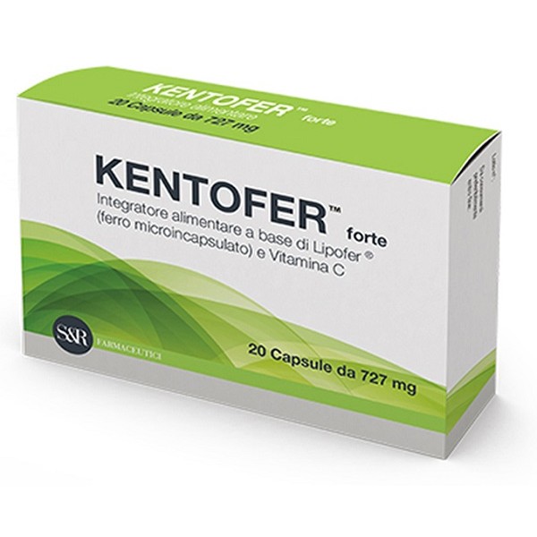 Kentofer Forte 20 Capsule - Integratore Ferro e Vitamina C