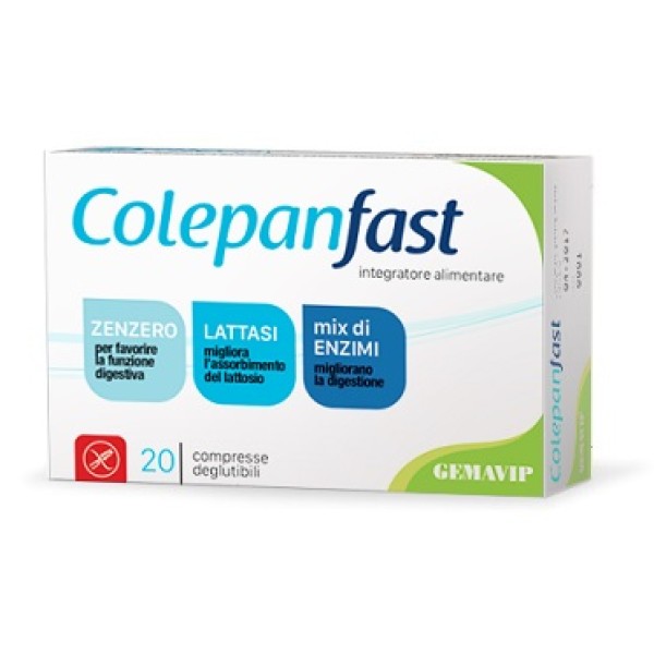 Colepan Fast 20 Compresse - Integratore Alimentare