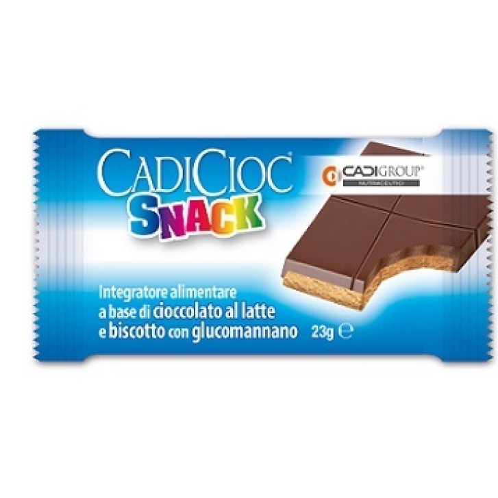Cadicioc Snack Biscotto e Cioccolato al Latte 23 grammi