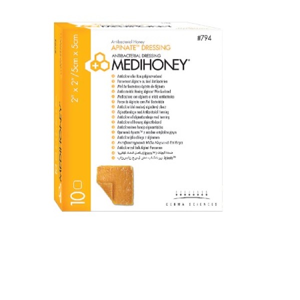 MEDIHONEY Med.Apinate 5x5x10pz
