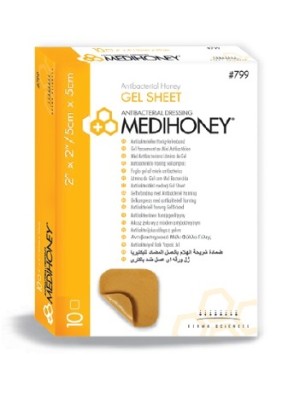 MEDIHONEY Med.Gel Sheet 5x5