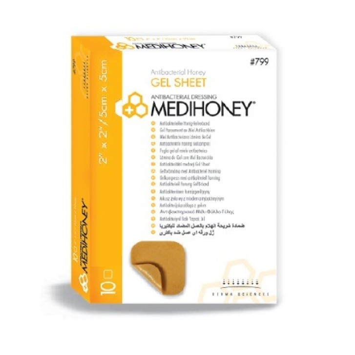 MEDIHONEY Med.Gel Sheet 5x5