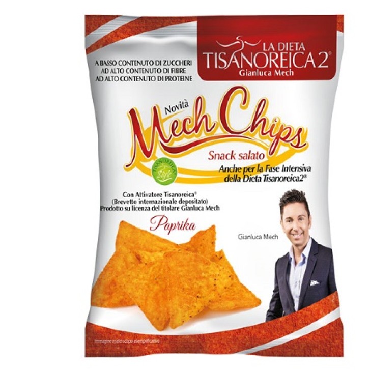 Tisanoreica 2 Mech Chips Gusto Paprika 25 grammi
