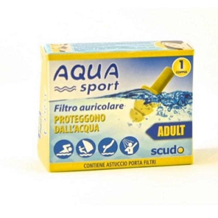 Earplug Aquasport Tappi Auricolari Adulto 2 Pezzi