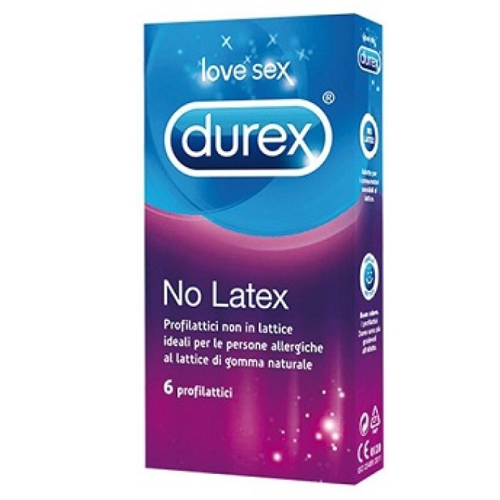 Durex No Latex Profilattici non in Lattice 6 pezzi