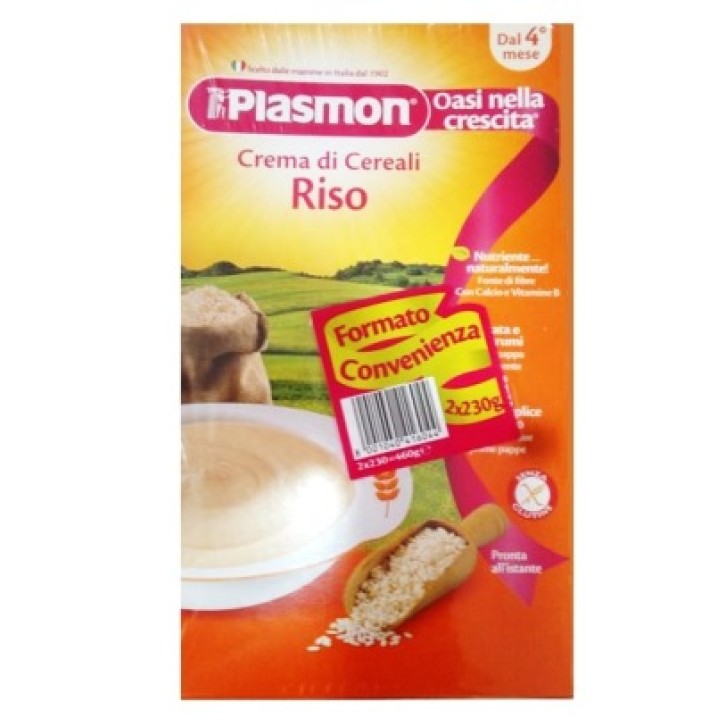 Plasmon Creme di Cereali di Riso 2 x 230 grammi