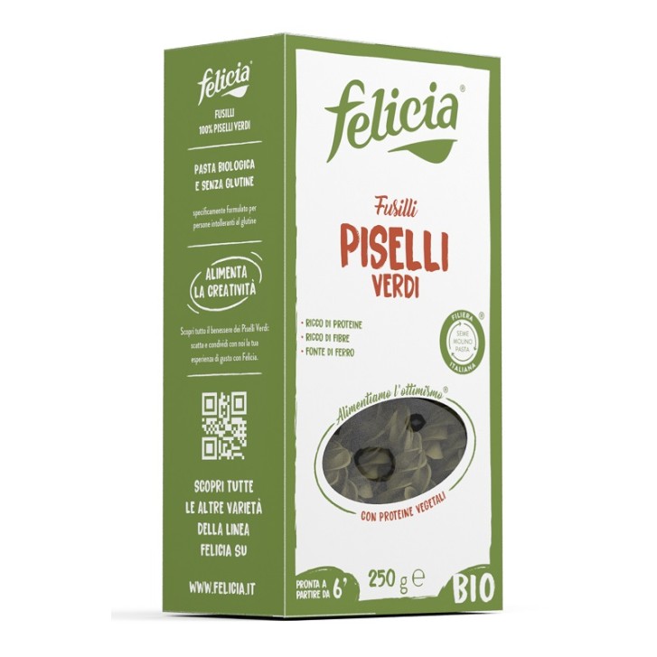 Felicia Bio Fusilli Piselli Verdi Bio 250 grammi