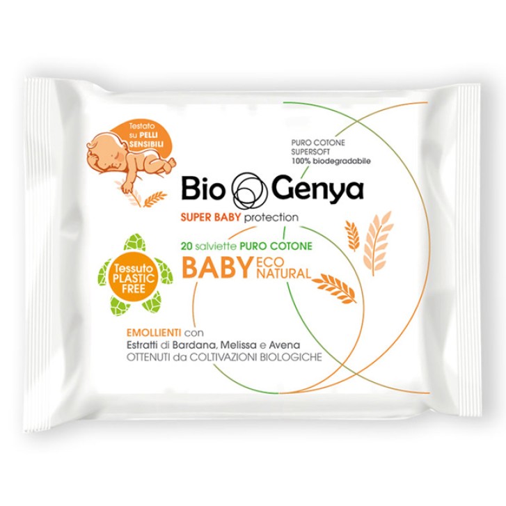 Biogenya Salviette Baby Eco Natural 20 pezzi