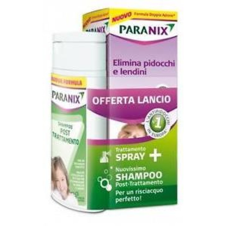 Paranix Trattamento Spray 100 ml + Shampoo Post Trattamento 100 ml