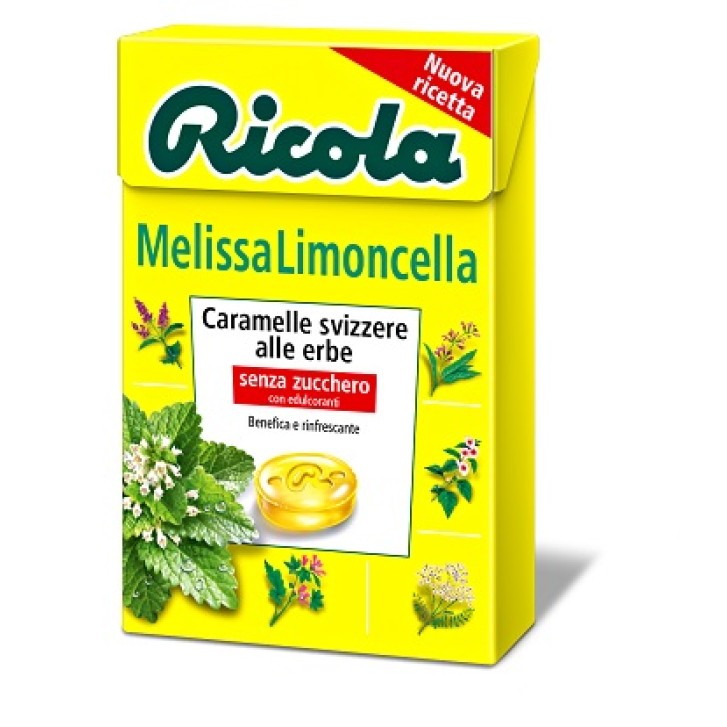 Ricola Melissa Limoncella Caramelle Senza Zucchero 50 grammi